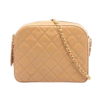 Chanel Pre-owned Vintage Shoulder Bag - Dames - Pre-owned - Beige - Maat: ONE Size Leer