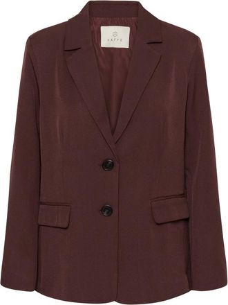 Kaffe Blazer - - Jackets - Donna - Marrone - M