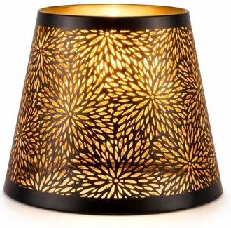 OEM Dailygoods, Dailygoody, Pantalla De L&aacute;mpara Peque&ntilde;a, Pantalla De Metal E26 E27, Estilo &Aacute;rbol Del Bosque, Color Dorado, Pantalla Decorativa