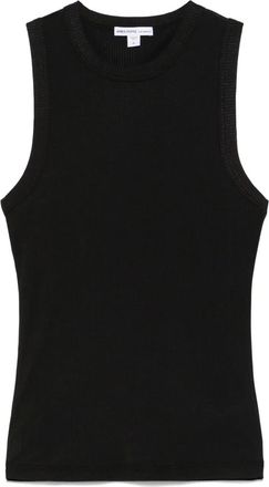 James Perse Geribbelde tanktop - Zwart