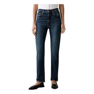 Levi's Ribcage Slim Jeans - Dames - Jeans - Blauw - Maat: W27 L29 Katoen