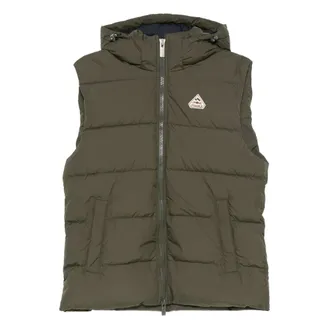 Pyrenex Vests, male, Green, Size: M Spoutnic Mini Ripstop Hooded Vest
