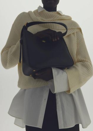 Mango Borsa bucket media dettaglio metallo nero - Donna - Taglia unica - MANGO