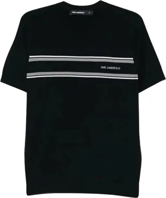 Karl Lagerfeld Tops, Heren, Zwart, L, T-Shirts