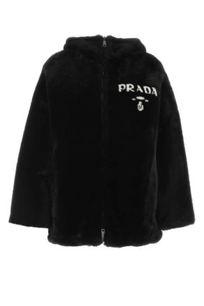 Prada Black Reversible Fur Coat