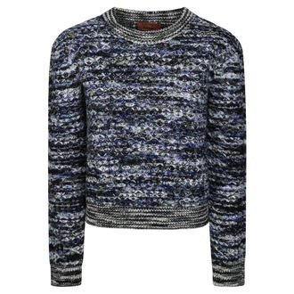 Missoni Round-neck Knitwear - Knitwear - Mujer - Azul - S