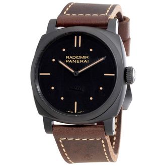Officine Panerai Pre-owned Panerai Radiomir 1940 3 Days Ceramica Black Dial Mens Watch PAM00577