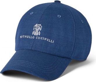 Brunello Cucinelli COTTON BRANDED CAP Size: L, colour: VARIOUS