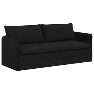 vidaXL Divano Nero 196 X 82 X 85 Cm Tessuto Vidaxl