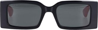 Gucci Black Rectagular Sunglasses