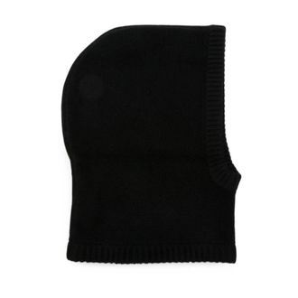 Soft Goat Geribbelde bivakmuts - Dames - Accessoires - Zwart - Maat: ONE Size Kasjmier