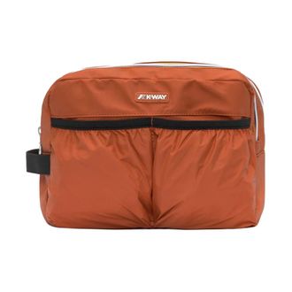 K-Way Albas Beauty Case - unisex - Tassen - Oranje - Maat: ONE Size Nylon