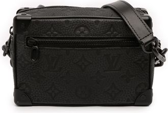 Louis Vuitton Pre-owned Womens Monogram Taurillon Mini Soft Trunk - Black Leather - One Size