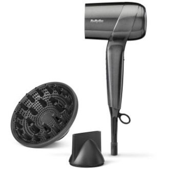 BaByliss BaByliss Titanium Shine D6200DE asciuga capelli 1600 W Acciaio