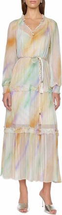 Christy Lynn Cloud Maren Midi Dress In Multicolor