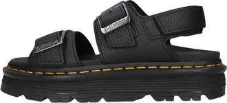 Dr. Martens Zebzag Pisa Platform Sandaal - Dames - Sandalen - Zwart - 41 EU - Leer - Schoenen