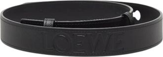 Loewe Pre-owned Standard Riem - Dames - Vintage Accessoires - Zwart - ONE Size - Leer - Vintage