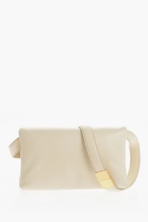 Marni Borsa a Spalla in Pelle con Dettagli Dorati Marni
