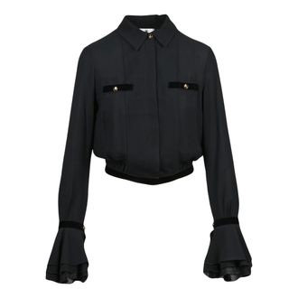 Elisabetta Franchi Mujer, Blusas y Camisas, Negro, Talla: M