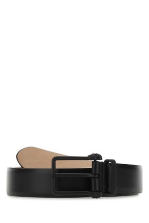 Alexander McQueen Alexander Mcqueen Black Leather Belt