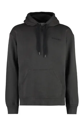 Isabel Marant Mens Marcello Hoodie Black Cotton Jumpers Sweater
