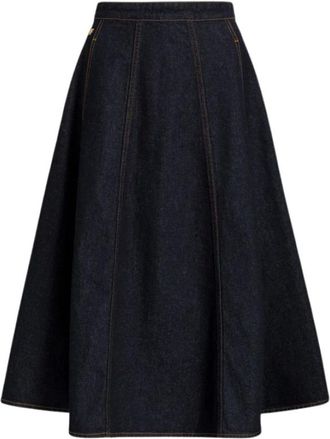 Alberta Ferretti Donna, Gonne, Blu, XL, new