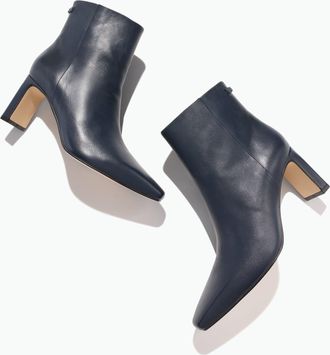 Talbots Kinsley Nappa Ankle Boots - Blue - 10 1/2 M Talbots