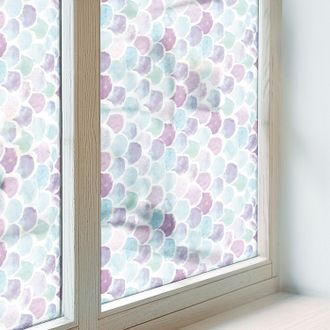 Tulup Pellicola Opaca Per Vetri 200x116 Cm Vetro Smerigliato Decorativa Autoadesiva Protezione Per Cucina Bagno Uffici Camera Da Letto Pvc Punti Pastello
