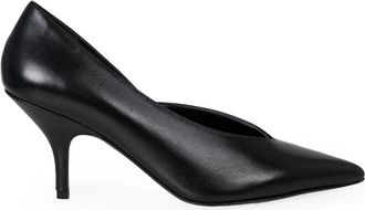 Patrizia Pepe Elegante Instap Hakken - Dames - Pumps - Zwart - 40 EU - Leer - Schoenen