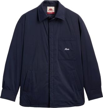 Kappa Giovani Maputo Overshirt - Heren - Zomerjassen - Blauw - M - Polyester - Jassen