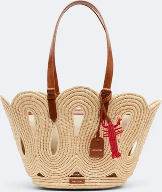 Aquazzura Bolso Artiste Medium de rafia