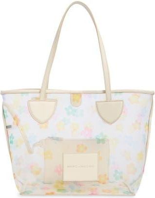 Marc Jacobs Print Tote with Pouch in White Multi at Nordstrom Rack