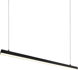 GreenIce Luminaria Lineal Led Philips 2835 150 Cm Cct (tonalidad Luz Regulable) 50w 7500lm Ip40 Acabado Negro Superficie/ Suspendida