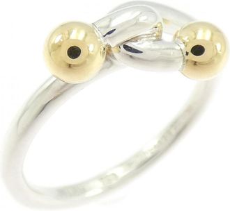 Tiffany & Co. Yellow Gold (18K) Silver 925 Band Ring (Pre-Owned)