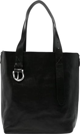Our Legacy Throttle Tote - unisex - Shoppers - Zwart - ONE Size - Leer - Tassen
