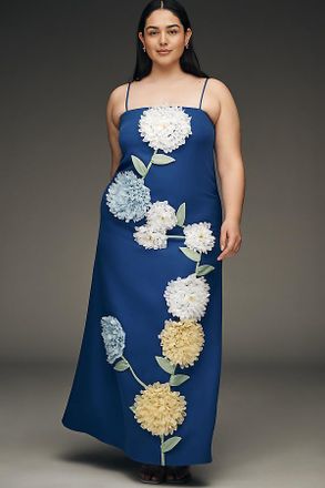 Elliatt Buttercup Floral Appliqu&eacute; Maxi Dress