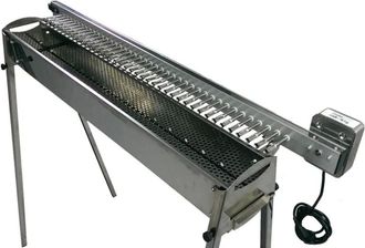 OEM Barbecue A Carbone Automatico Per Arrosticini Tecnoroast Trs-40 Single Inox