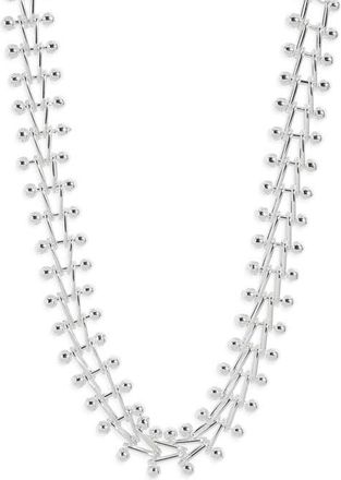 Open Edit Bold Ball Chain Collar Necklace in Silver at Nordstrom