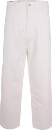 Carhartt Work in Progress Hombre, Vaqueros, Blanco, Talla: M
