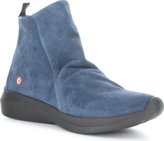 Softinos Gujy Platform Wedge Bootie in Blue Denim at Nordstrom, Size 10-10.5Us