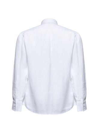 Brunello Cucinelli Mens Wool Shirt White