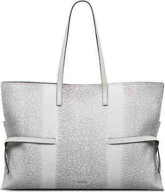 Radley London Large Fleet Street Lizard Embossed Leather Tote in Bright White at Nordstrom Rack