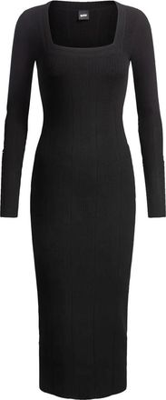 BOSS Abito in maglia - Nero