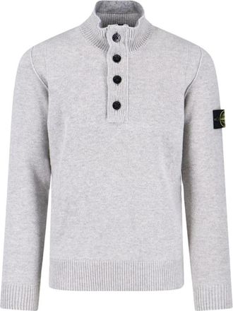 Stone Island Felpa - Heren - Coltruien - Grijs - 2XL - Truien & Vesten