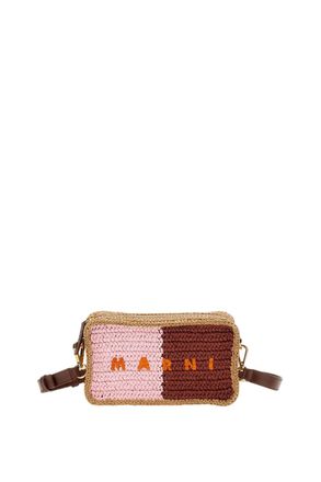 Marni Pink Burgundy Seaside Camera Bag