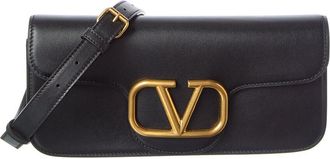 Valentino Vlogo Leather Crossbody