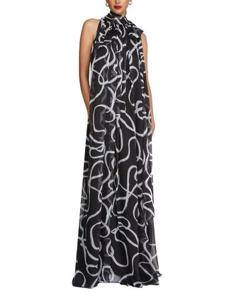 Halston Heritage Lyle Chiffon Gown