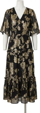 Z Supply Kiera Jacquard Maxi Dress In Black