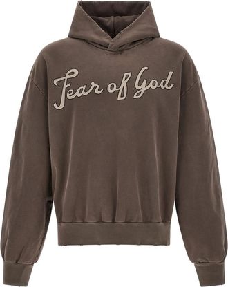 Fear of God Brown Graphic Hoodie