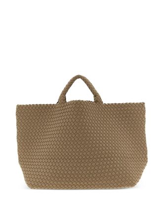 Naghedi Shopper met logopatch - Beige